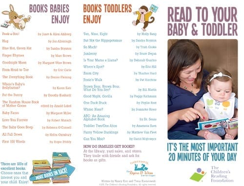 Read to your baby and toddler - CRF Phoenix